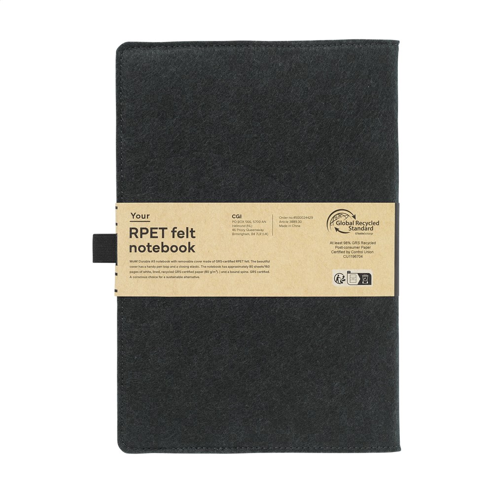 Felty GRS RPET Notebook A5 notitieboek