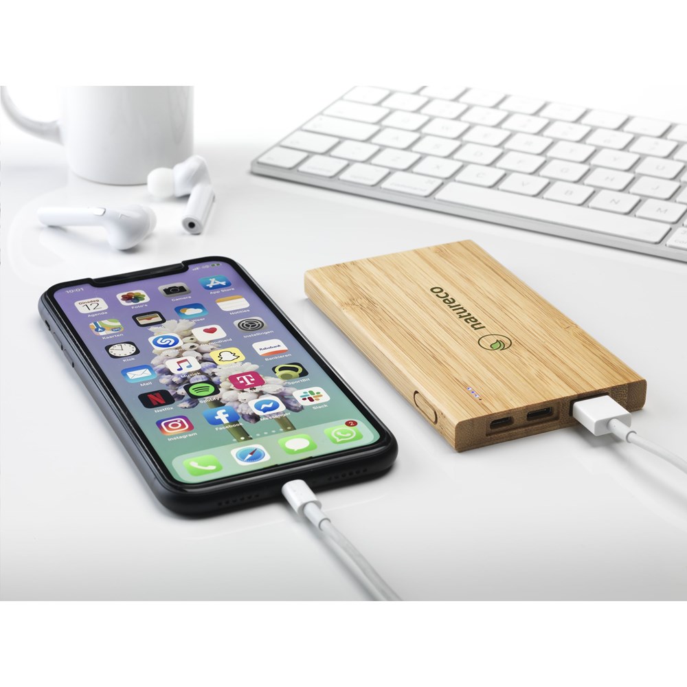 Bamboo 4000 Powerbank externe oplader