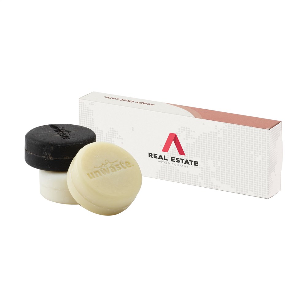 Unwaste Soap Set zeep, scrub en shampoo