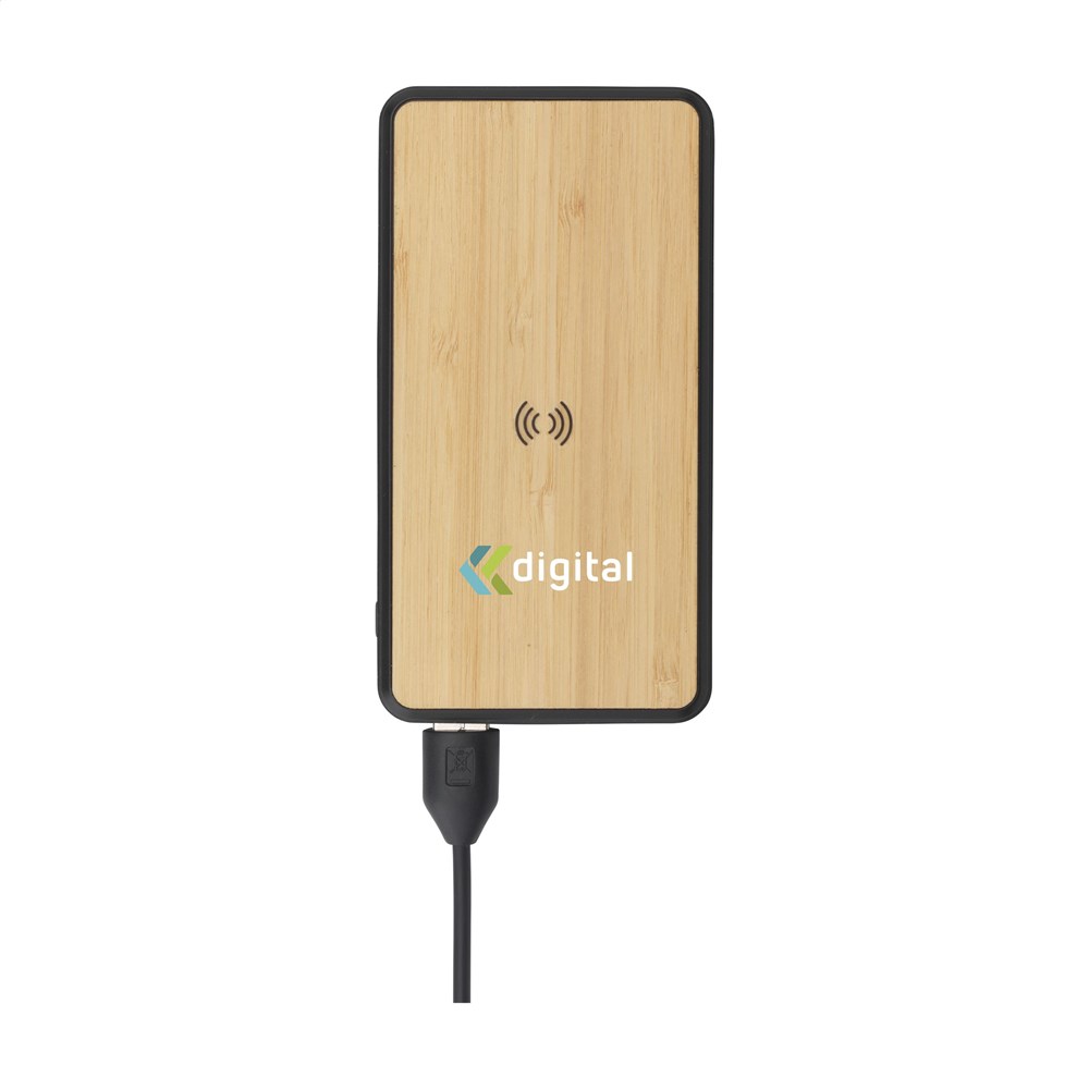 Boru Bamboo RCS Recycled ABS Powerbank Wireless Charger