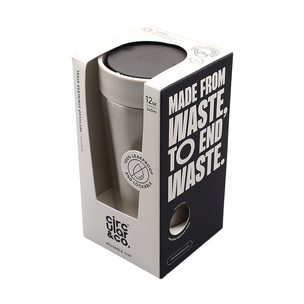 Circular&Co Recycled Stainless Steel Coffee Cup 340 ml