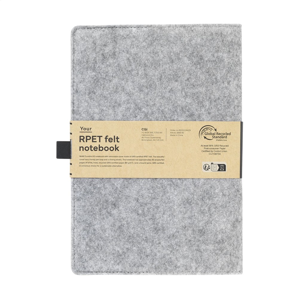 Felty GRS RPET Notebook A5 notitieboek