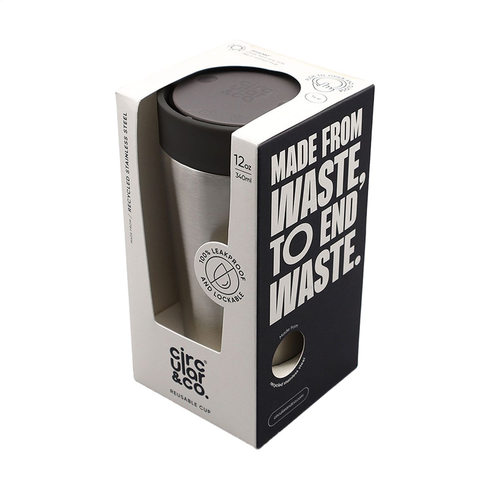 Circular&Co Recycled Stainless Steel Coffee Cup 340 ml