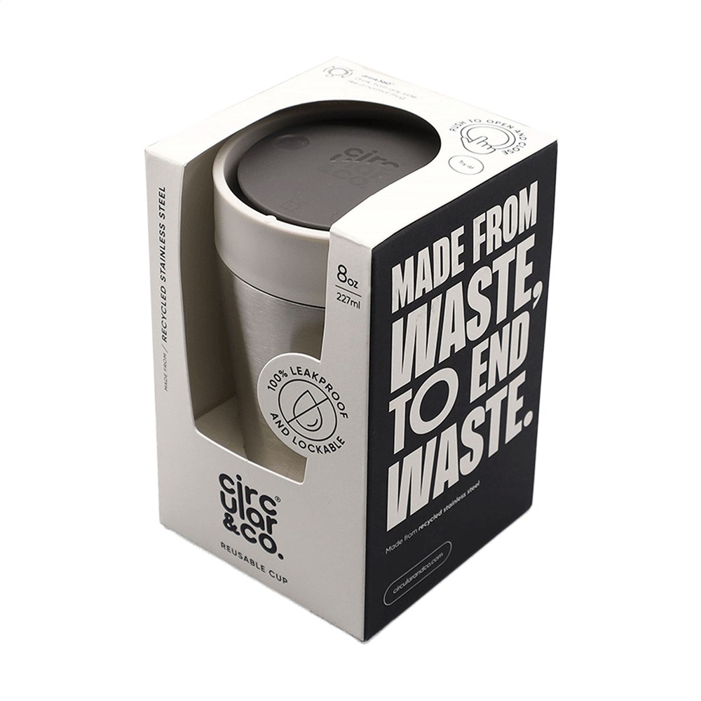 Circular&Co Recycled Stainless Steel Coffee Cup 227 ml