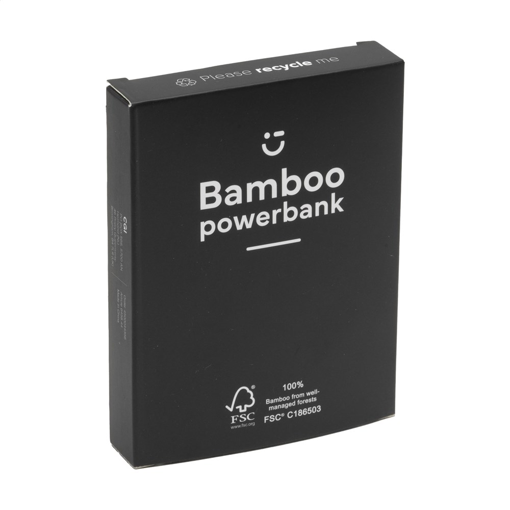 Bamboo 4000 Powerbank externe oplader